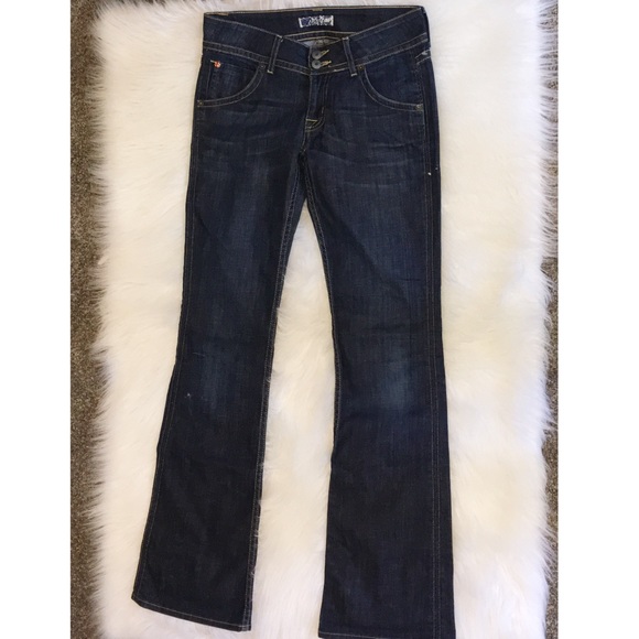 HUDSON Bootcut Dark Wash Jeans LONG - Picture 3 of 7